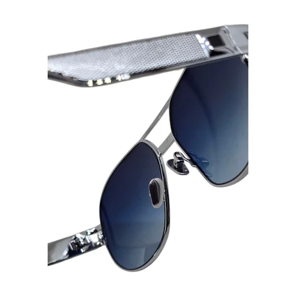 Porta Romana silver Sunglasses with blue lenses Porta Romana silver Sunglasses with blue lenses main image 2